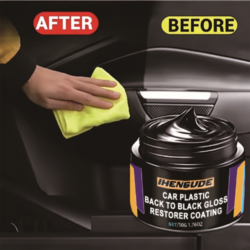 Trim Restorer Plastic - คริสตัลเคลียร์ คาร์ พลาสติก รีสโตร์เรเตอร์ - น้ำยาเคลือบแว็กซ์สำหรับตกแต่งภายในและแผงหน้าปัดรถยนต์