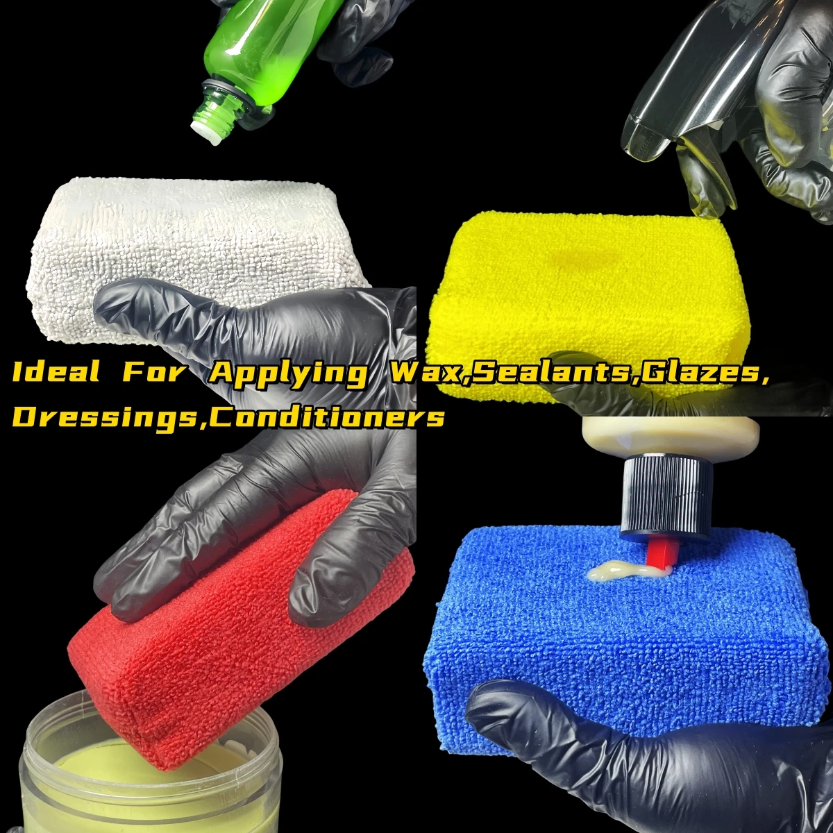 8 ชิ้น แผ่นไมโครไฟเบอร์สำหรับล - Wax Applicator Pad บทวิจารณ์และราคา