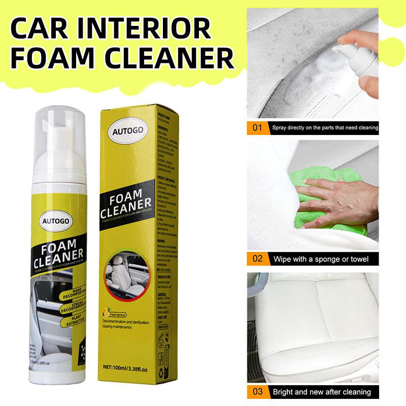 น้ำยาทำความสะอาดโฟมอเนกประสงค์ - Leather Cleaner Interior บทวิจารณ์และราคา