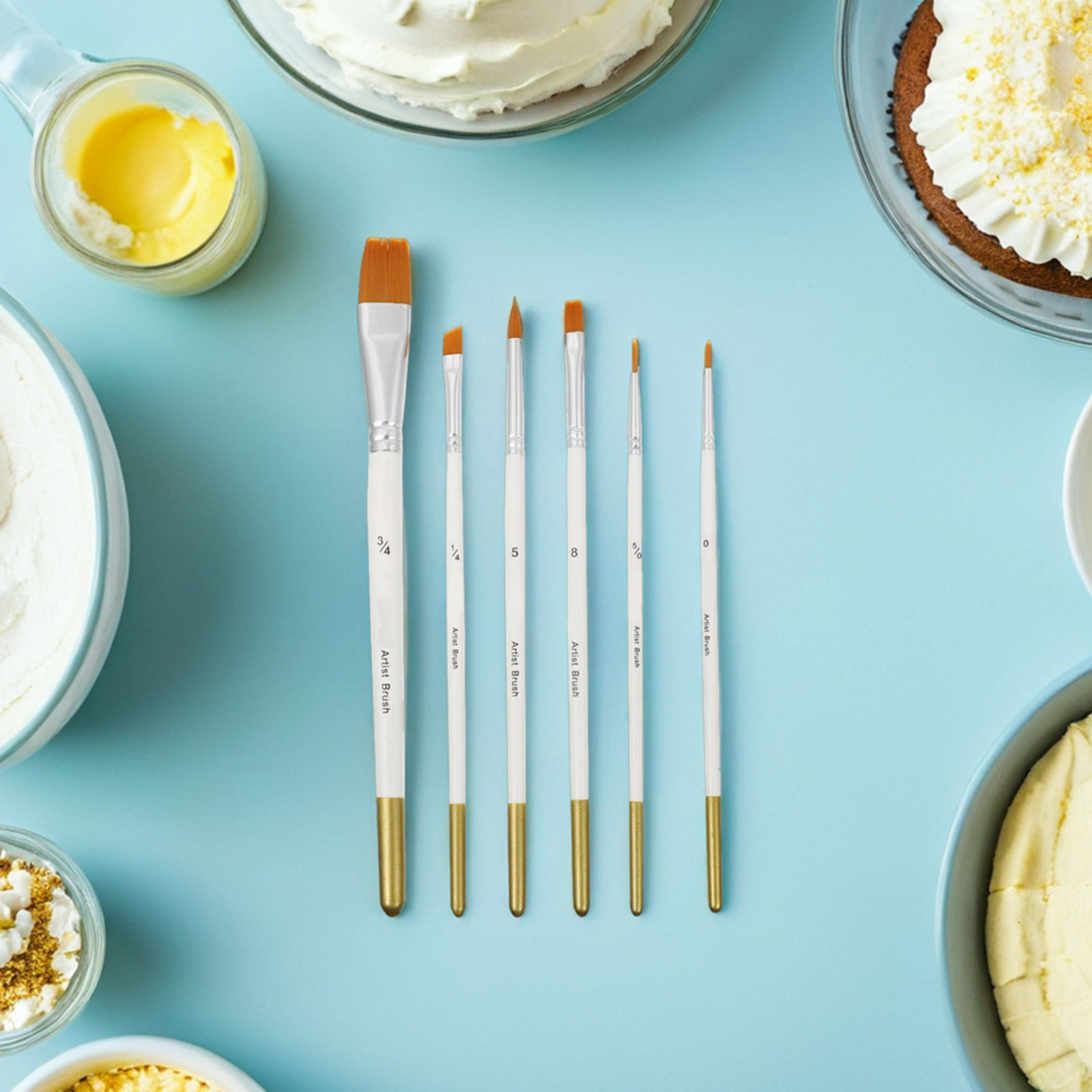 ชุดแปรงตกแต่งเค้กฟองดองท์ 12 ช - Detailing Brush Set บทวิจารณ์และราคา