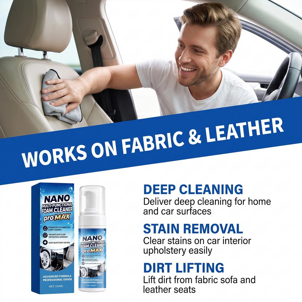 น้ำยาทำความสะอาดชนิดโฟม ขจัดคร - Seat Cleaner Fabric บทวิจารณ์และราคา